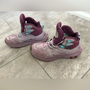 Hoka women’s Hiking Boot Anacapa Mid GTX Waterproof Leather Size 7.5B